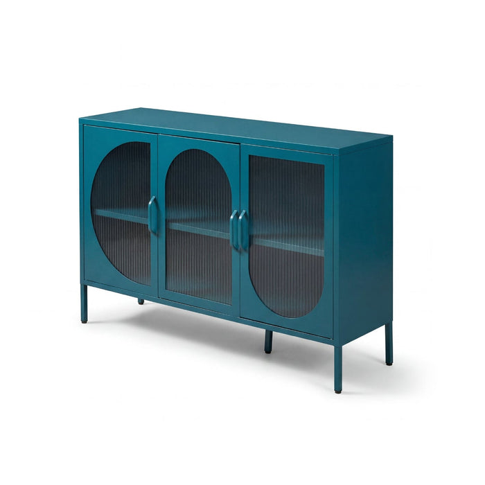 Conan 3 Door Sideboard - Lagoon Teal - Laura James