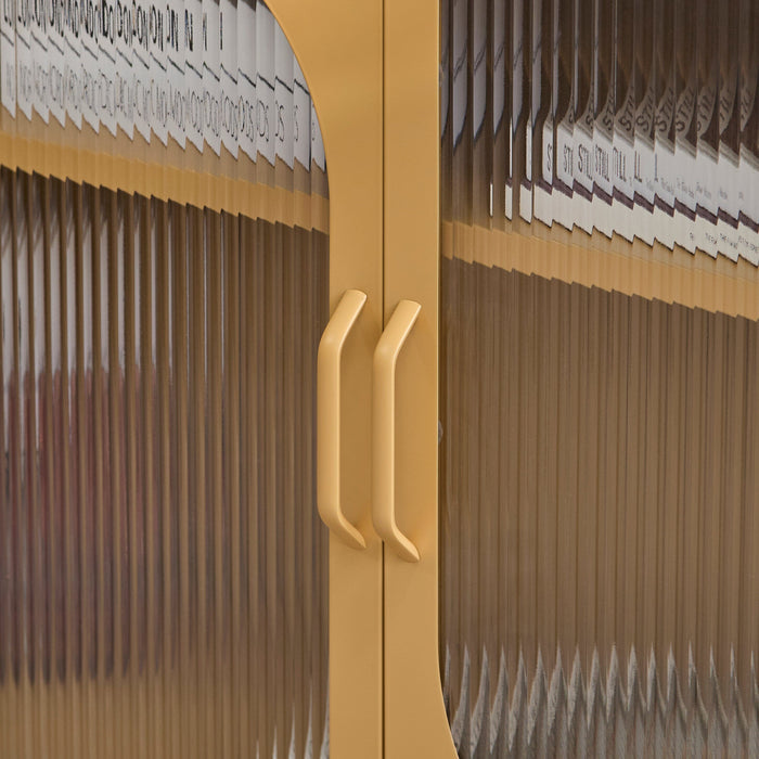 Conan 3 Door Sideboard - Mustard Yellow - Laura James