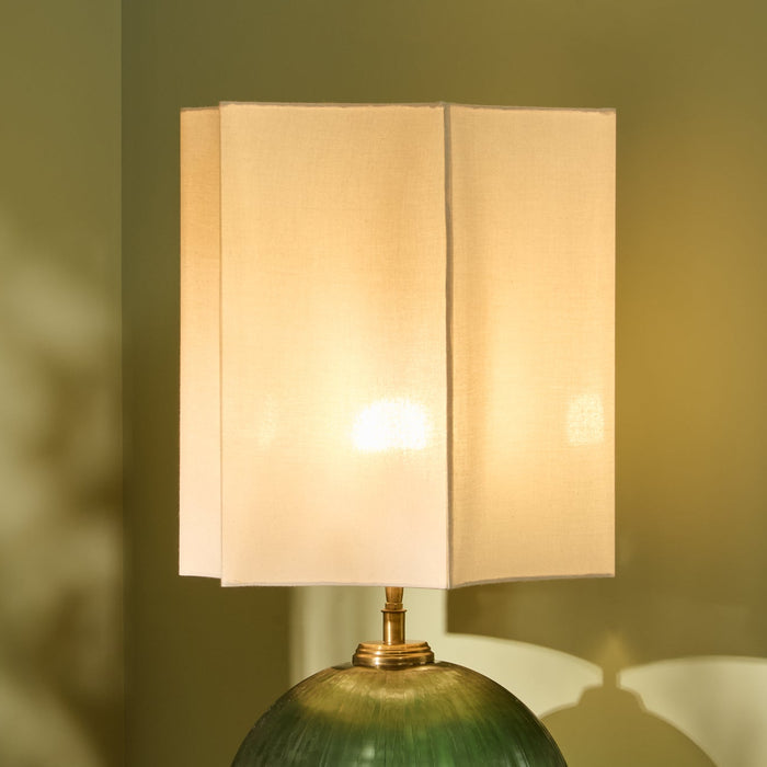 Coreley 30cm Cotton Lamp Shade - Taupe - Laura James