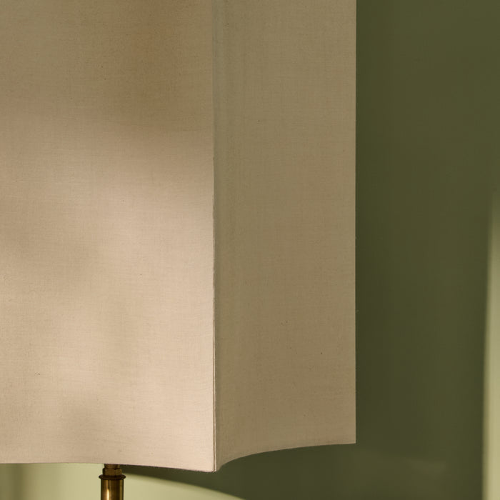 Coreley 30cm Cotton Lamp Shade - Taupe - Laura James