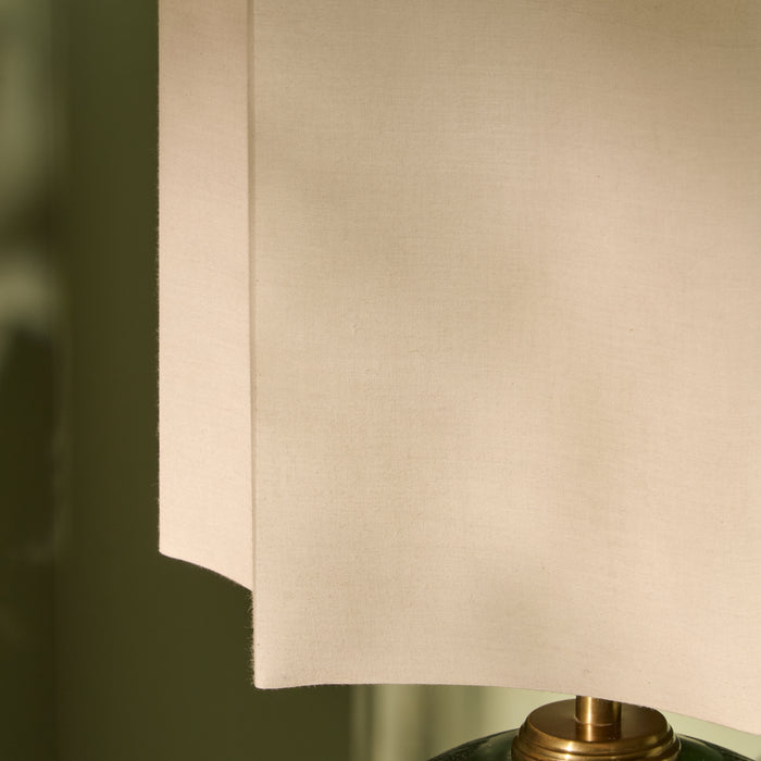 Coreley 30cm Cotton Lamp Shade - Taupe - Laura James