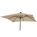 Premium LED 2x2m Square Parasol - Laura James