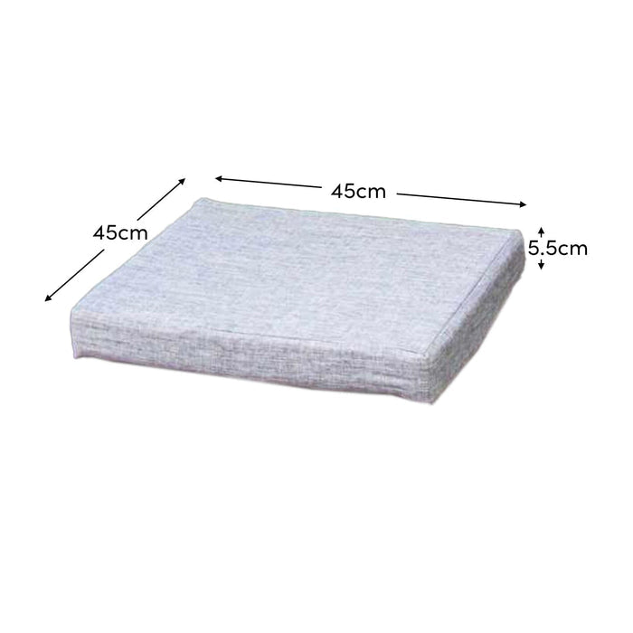Cube dining set chair cushion covers - 10 seater - Laura James
