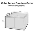 Cube 8 Furniture Cover - Laura James