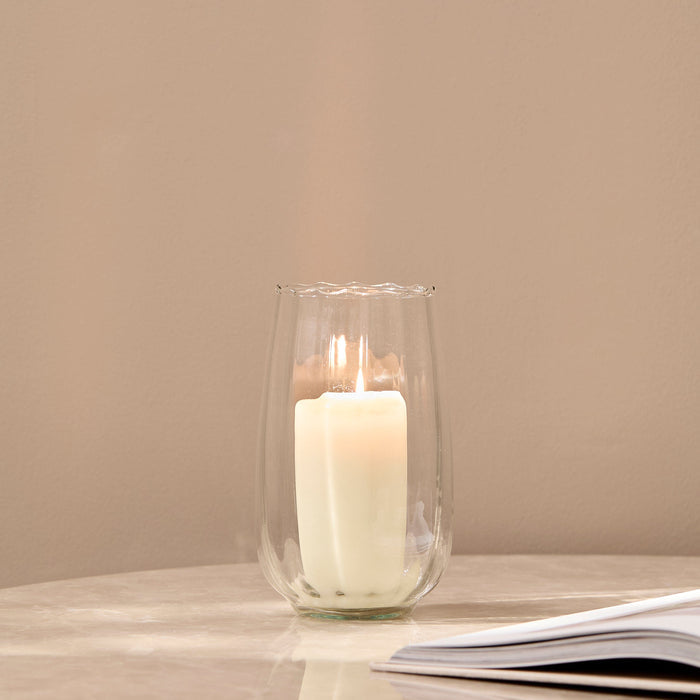 Dalen 16cm Glass Candle Holder - Clear