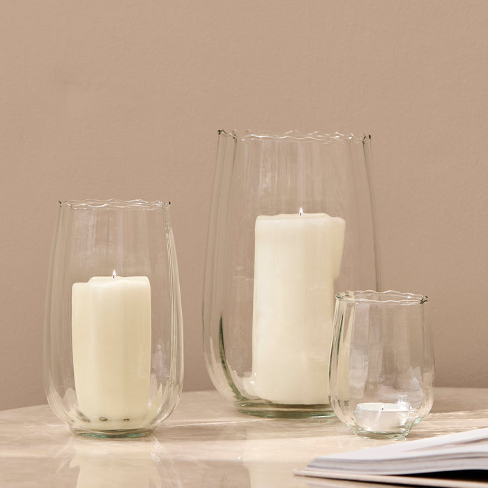 Dalen 16cm Glass Candle Holder - Clear