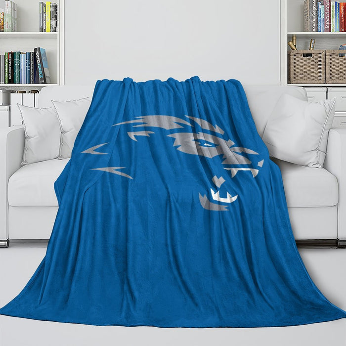 Detroit Lions Blanket Flannel Fleece Throw Kids Room Decoration