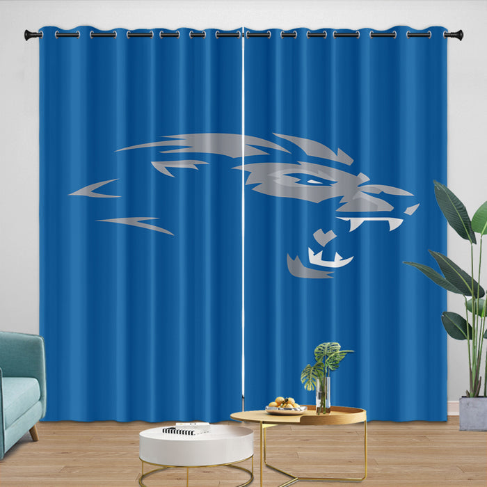 Detroit Lions Curtains Blackout Window Drapes Kids Room Decoration