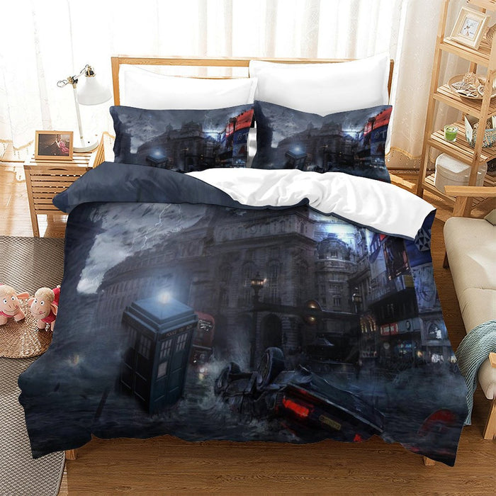 Doctor Who Bedding Set Pattern Quilt Cover Without Filler