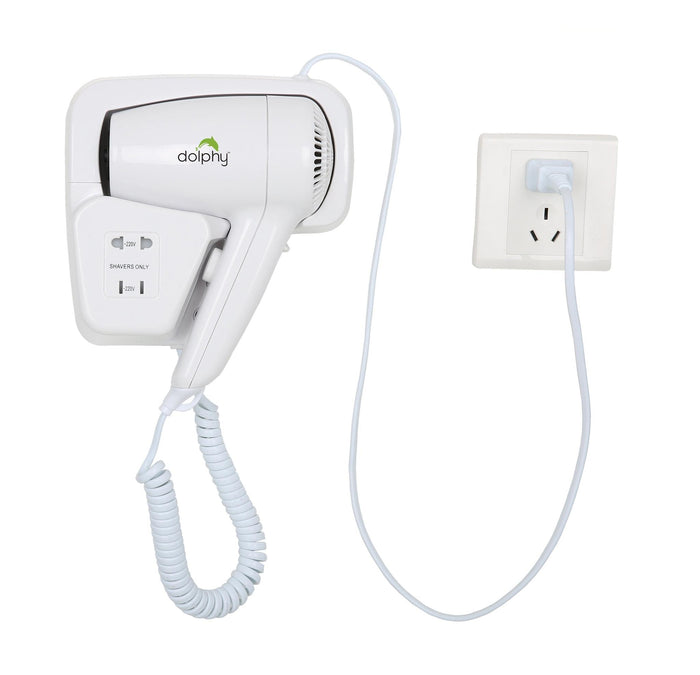 Dolphy Wall Mounted Hair Dryer 1200W
