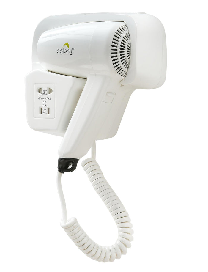 Dolphy Wall Mounted Hair Dryer 1200W