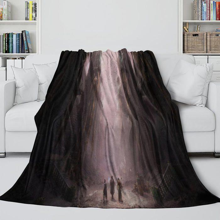 Dragon Age The Veilguard Blanket Flannel Throw Room Decoration