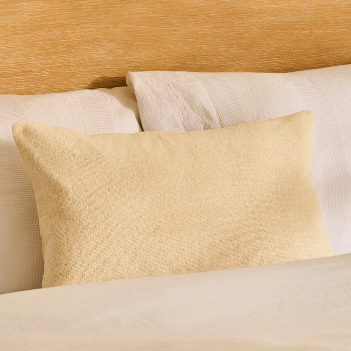 Ealing 35 x 55cm Textured Cushion Cover - Clay - Laura James