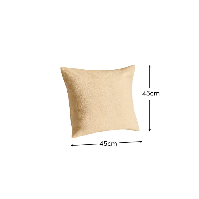 Ealing 45 x 45cm Textured Cushion Cover - Clay - Laura James