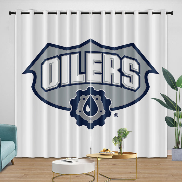 Edmonton Oilers Curtains Blackout Window Drapes Room Decoration