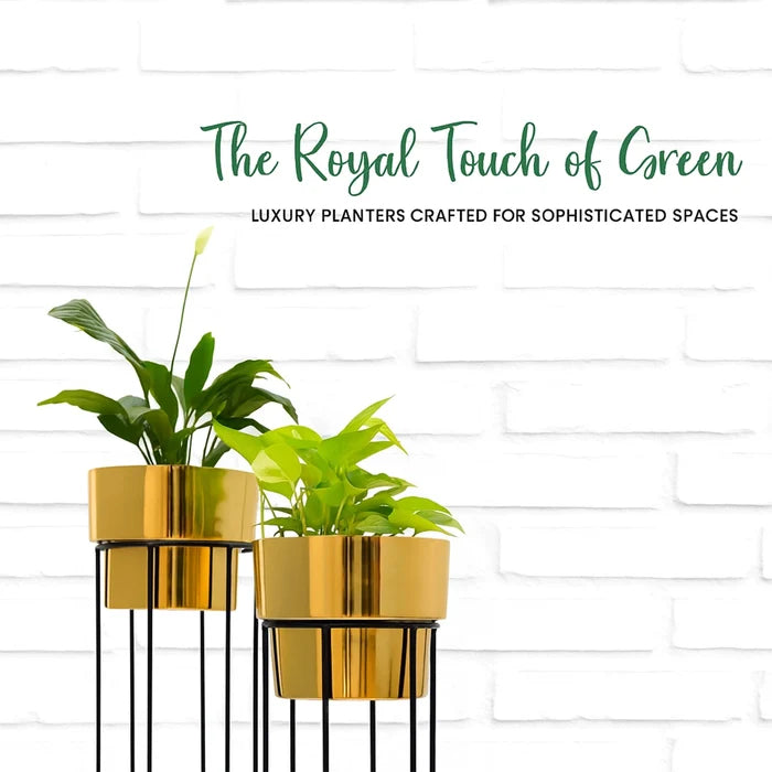 Elano Tall Planters Metal Planter Urban Plant