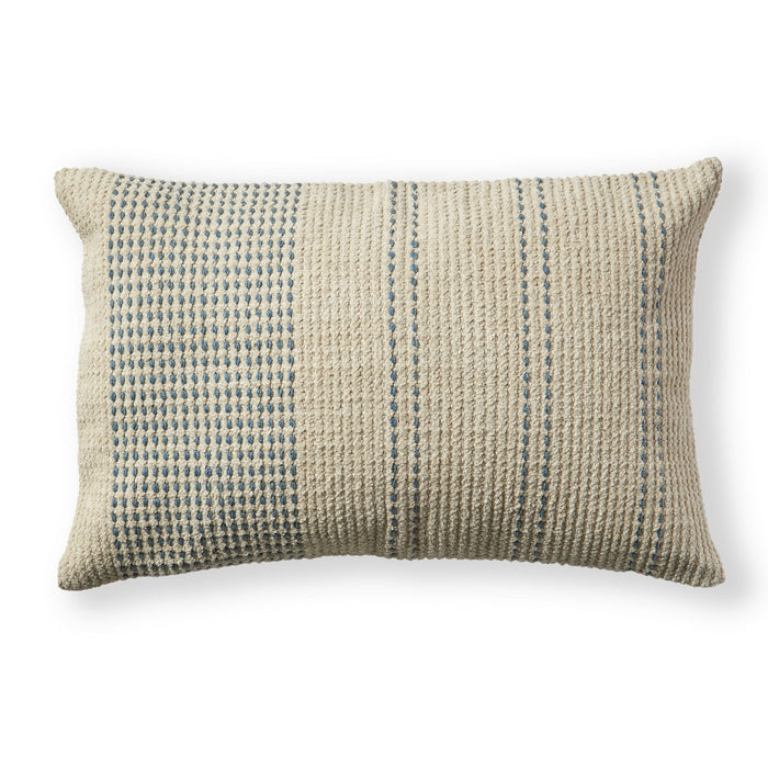 Elberton 55x35cm Cotton Striped Cushion Cover - Horizon Blue