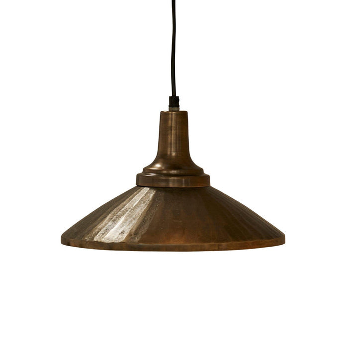 Elcombe 18cm Gold Metal Pendant Light  - Laura James