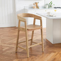 Ella Pale Oak Bar Stool - Laura James