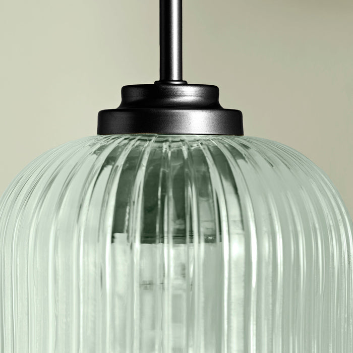 Elland Plug in Wall Light Black - Sage Green - Laura James