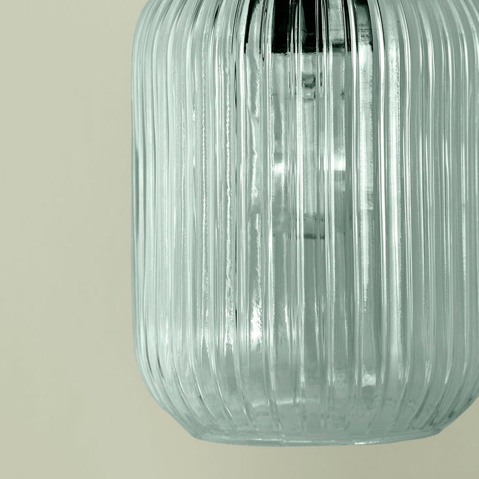 Elland Plug in Wall Light Black - Sage Green - Laura James