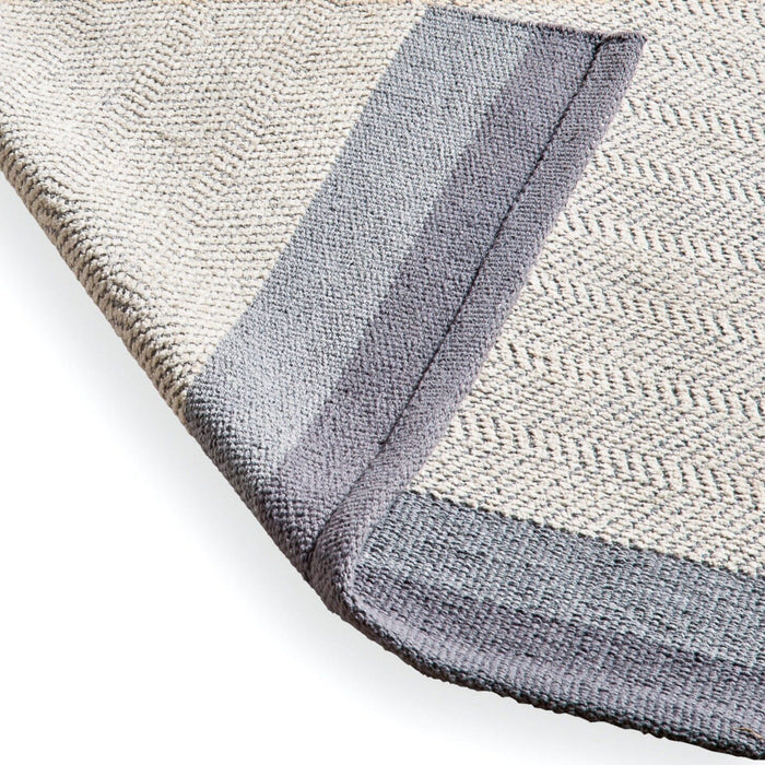 Elston Cotton Rug - Mist Grey - 120cm X 170cm
