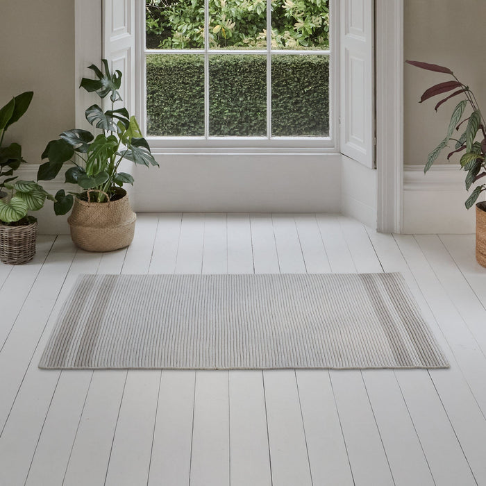 Eluru 120x170cm PET Rug - Off White & Clay - Laura James