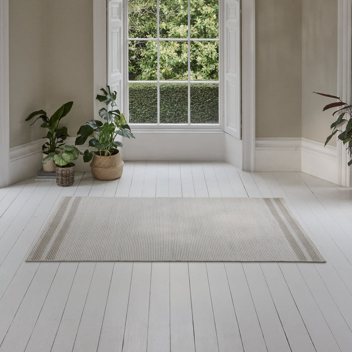Eluru 160x230cm PET Rug - Off White & Clay - Laura James