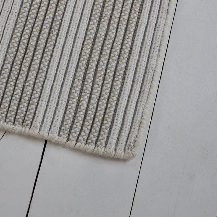 Eluru 200x290cm PET Rug - Off White & Clay - Laura James