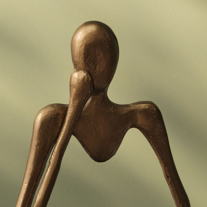 Embley 27cm Figure Ornament - Patina Gold - Laura James