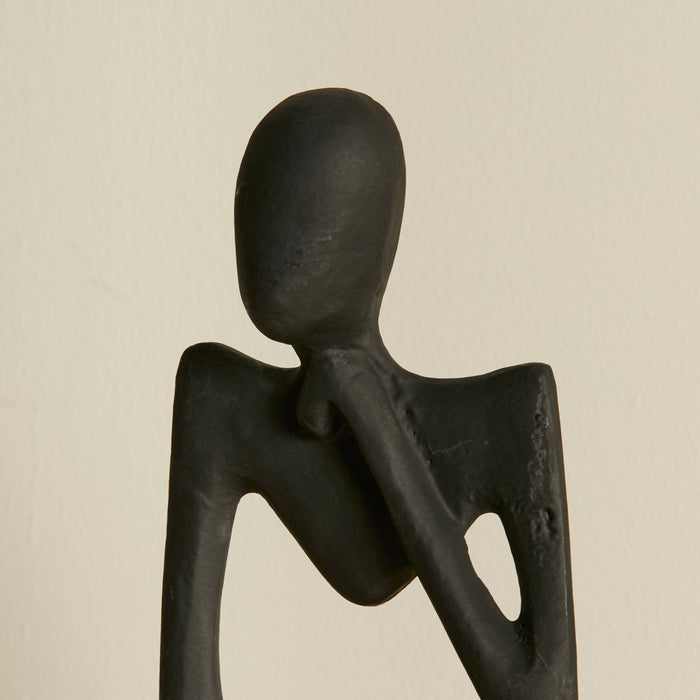 Embley 29cm Metal Figurine Ornament - Black