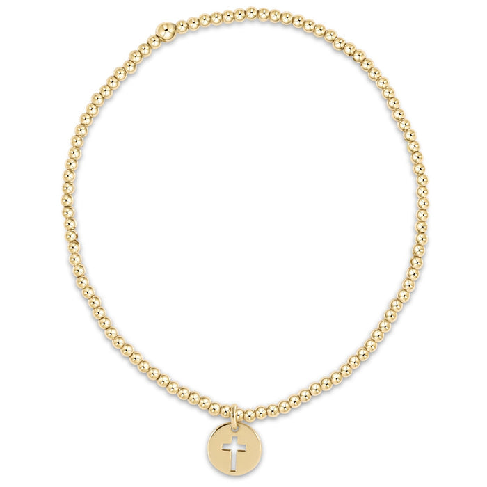 enewton egirl Classic Gold 2mm Bracelet -Blessed Small Gold Disc