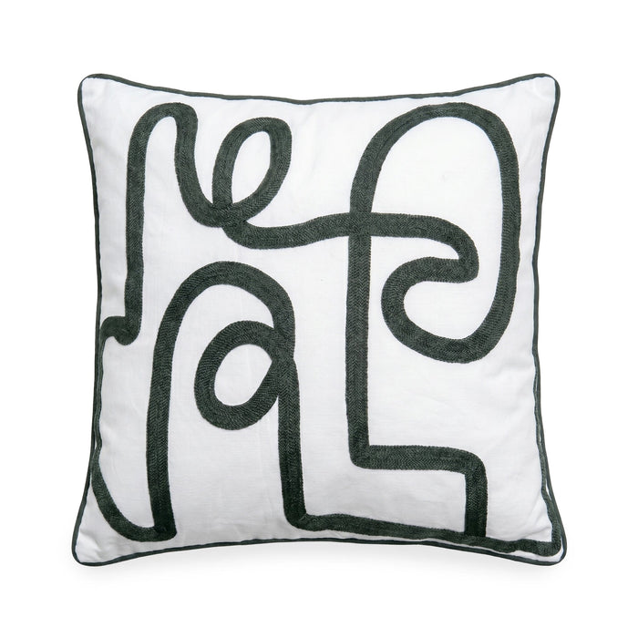 Epworth 45x45cm Cushion Cover - Forest Green - Laura James