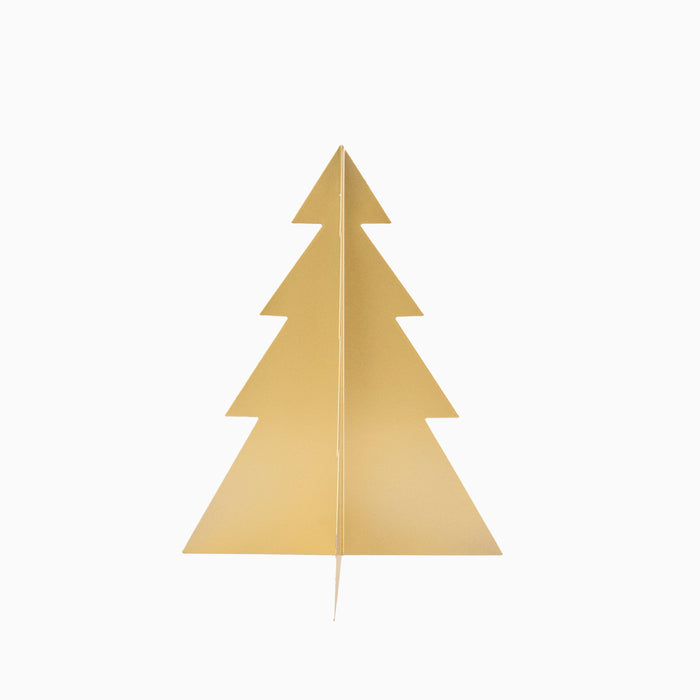 Falun 25cm Metal Tree Ornament - Gold - Laura James