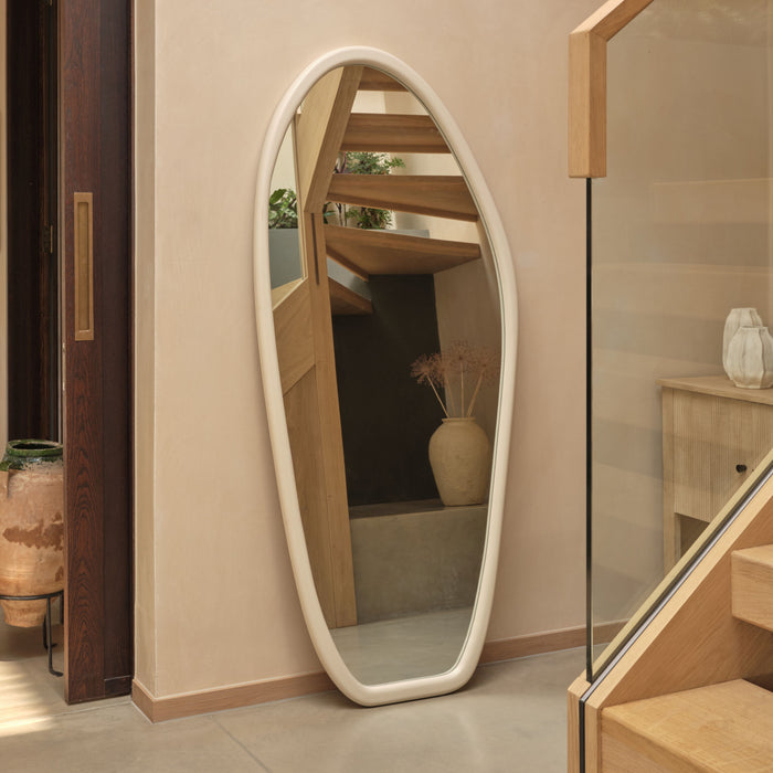 Fawley 180x80cm Freeform Wall Mirror - Oatmeal - Laura James