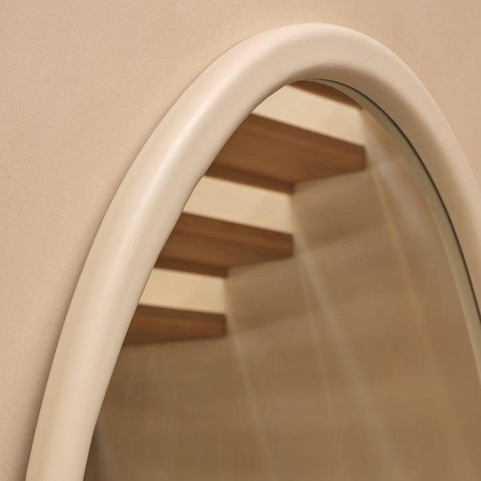 Fawley 180x80cm Freeform Wall Mirror - Oatmeal - Laura James