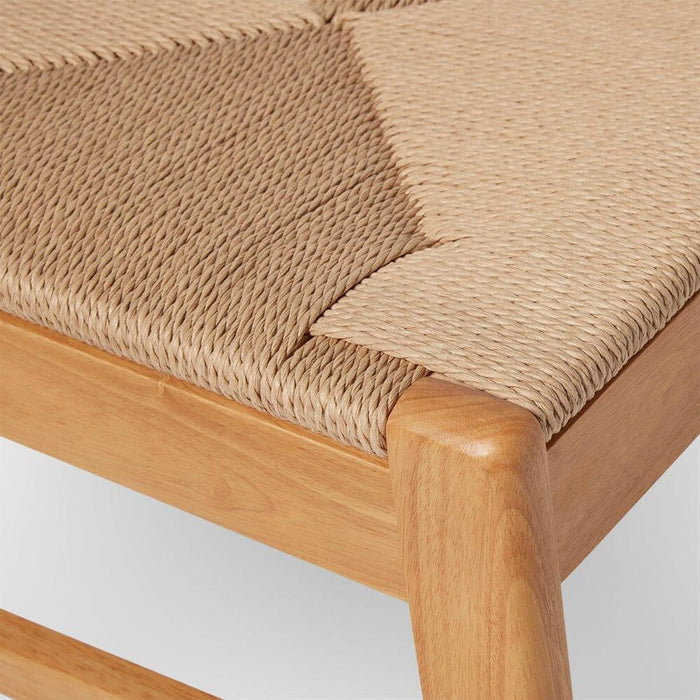 Wooden Woven Chairs Set 2 - Oak - Laura James