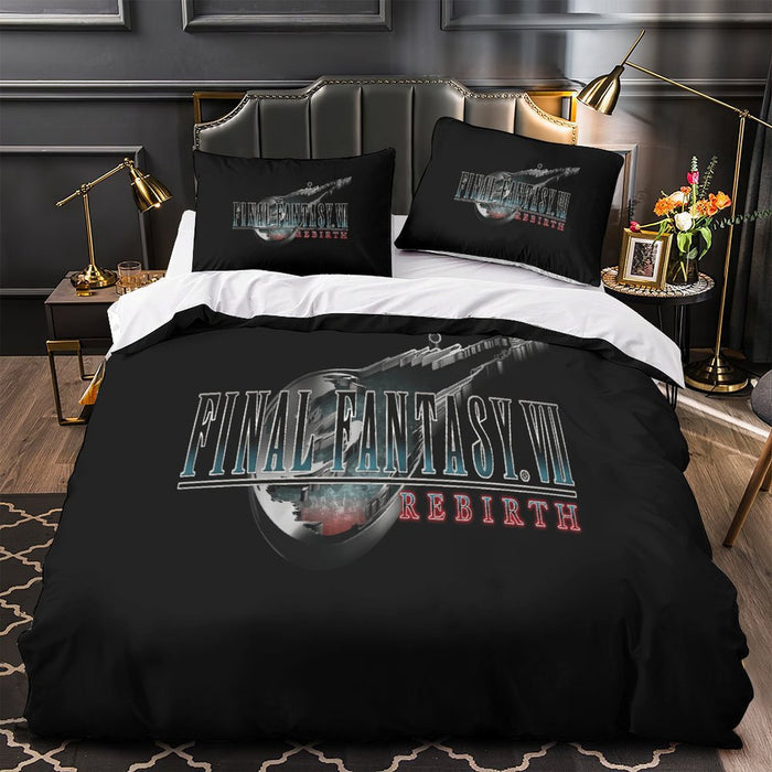 Final Fantasy Bedding Set Pattern Quilt Cover Without Filler