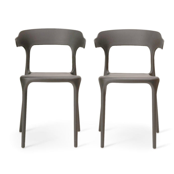 Finn dining chairs - set of 4 - grey - Laura James