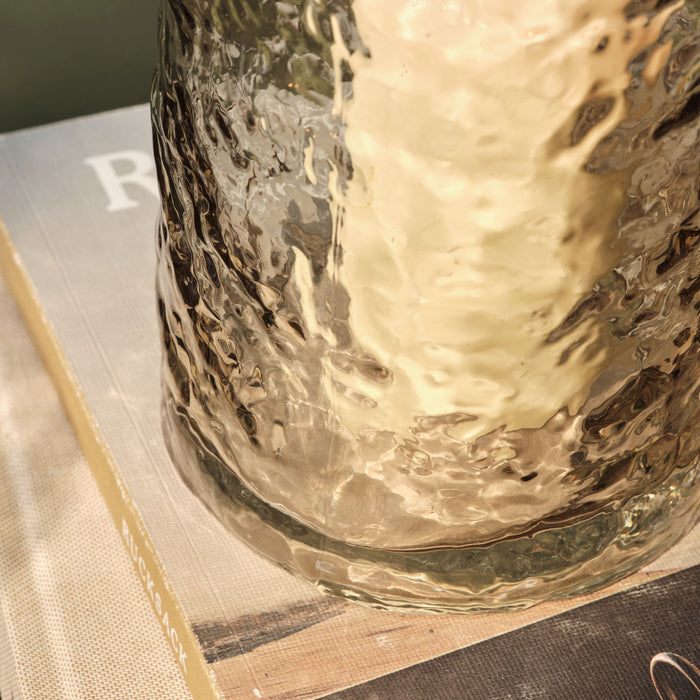 Fiorana 20cm Glass Hurricane - Driftwood - Laura James