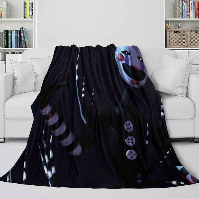 Five Nights at Freddy's 2 Blanket Flannel Throw Room Decoration
