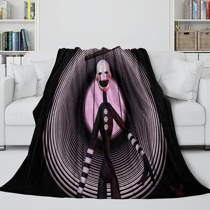 Five Nights at Freddy's 2 Blanket Flannel Throw Room Decoration