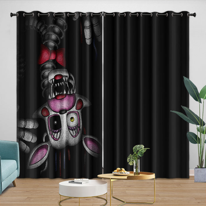 Five Nights at Freddy's 2 Curtains Blackout Window Drapes Room Decoration