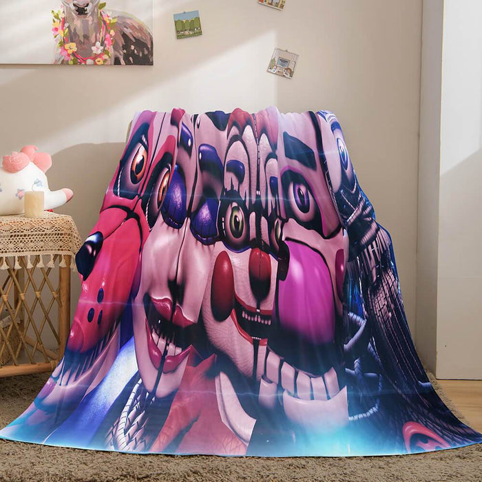 Game Five Nights at Freddy's Cosplay Blanket Flannel Caroset Throw - EBuycos