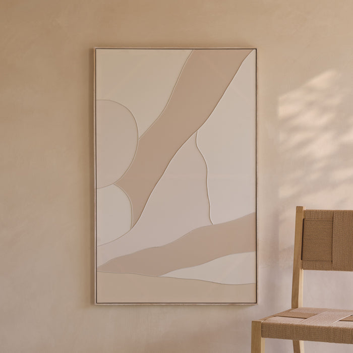 Fray 110x70cm Patchwork Wall Art - II - Laura James