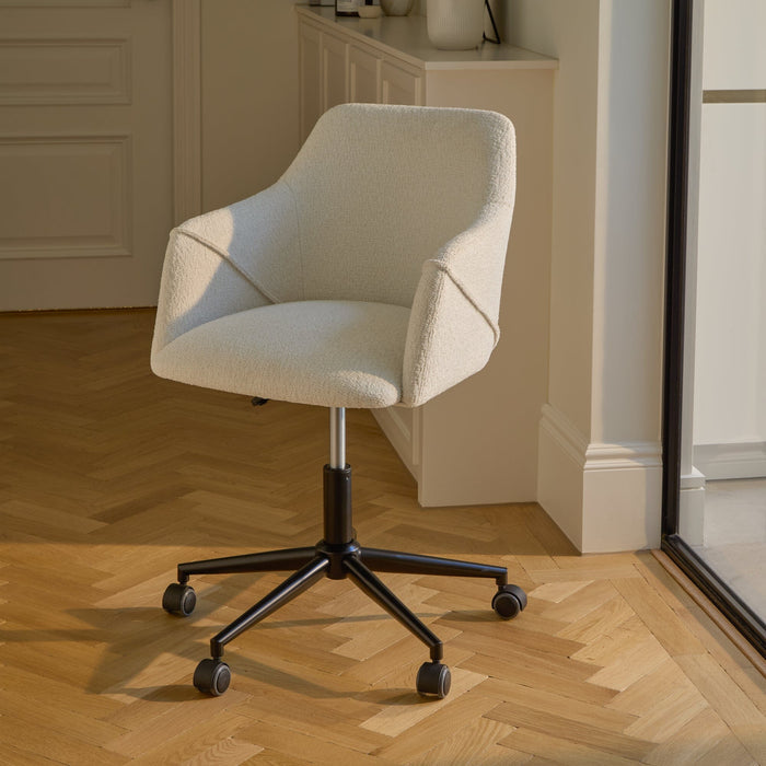 Freya Boucle Office Chair - Laura James