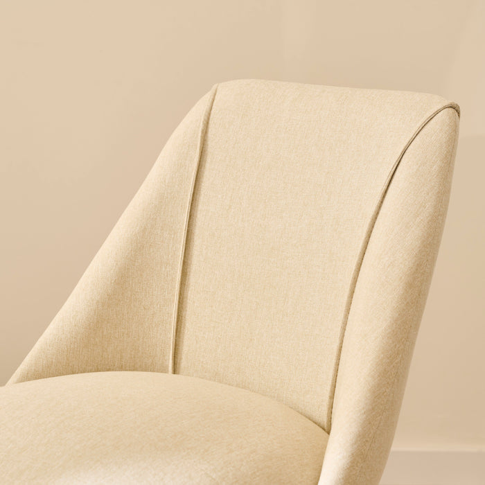 Freya Bar Stool - Sand - Black Legs - Laura James
