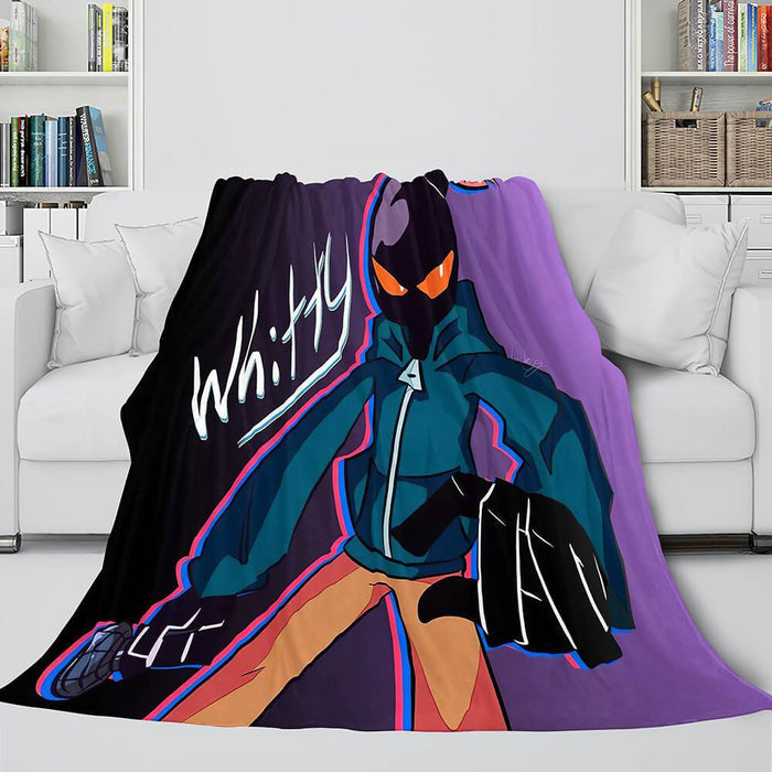 Friday Night Funkin FNF Whitty Flannel Fleece Blanket - EBuycos