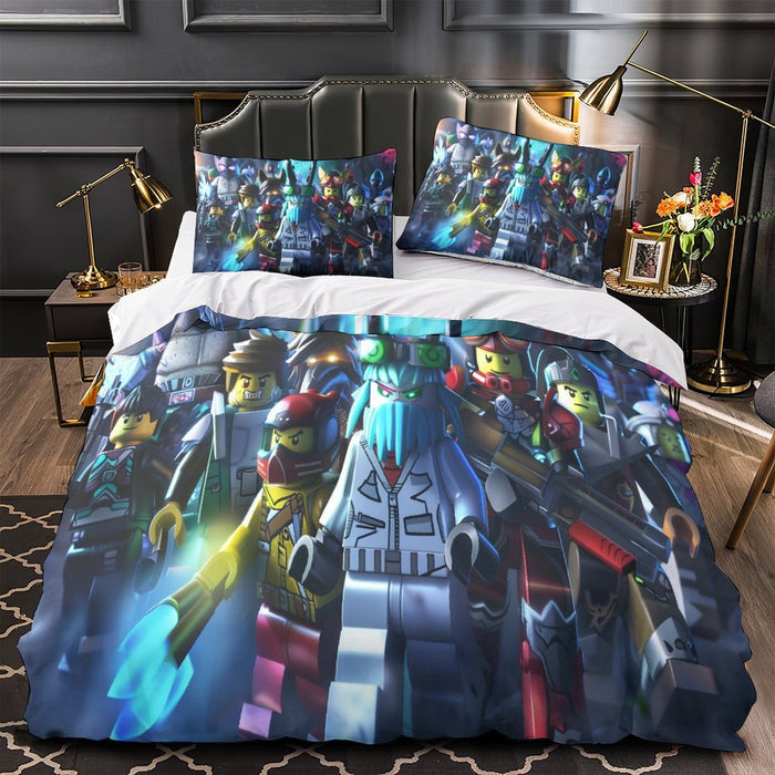 Game Pattern Roblox Bedding Set Quilt Duvet Cover Without Filler