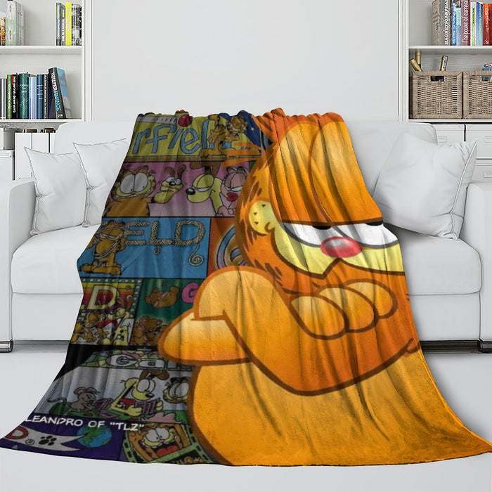Garfield Blanket Flannel Throw Room Decoration